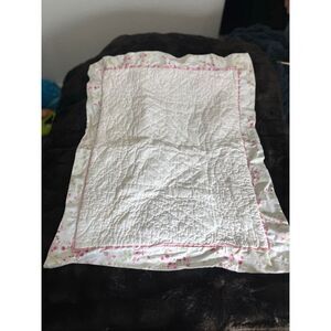 Rachel Ashwell Simply Shabby Chic Cherry Blossom Roses Satin Trim Sham (2 )